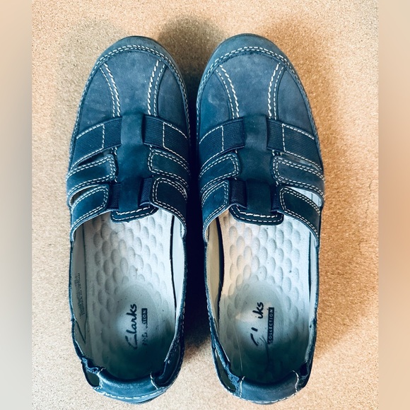 Clarks Haley Stork Slip On / Navy / 8.5 - Picture 4 of 8